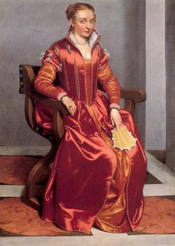 Giovanni Battista Moroni : Portrait of a Lady (Possibly Countessa Lucia Albani Avogadro)